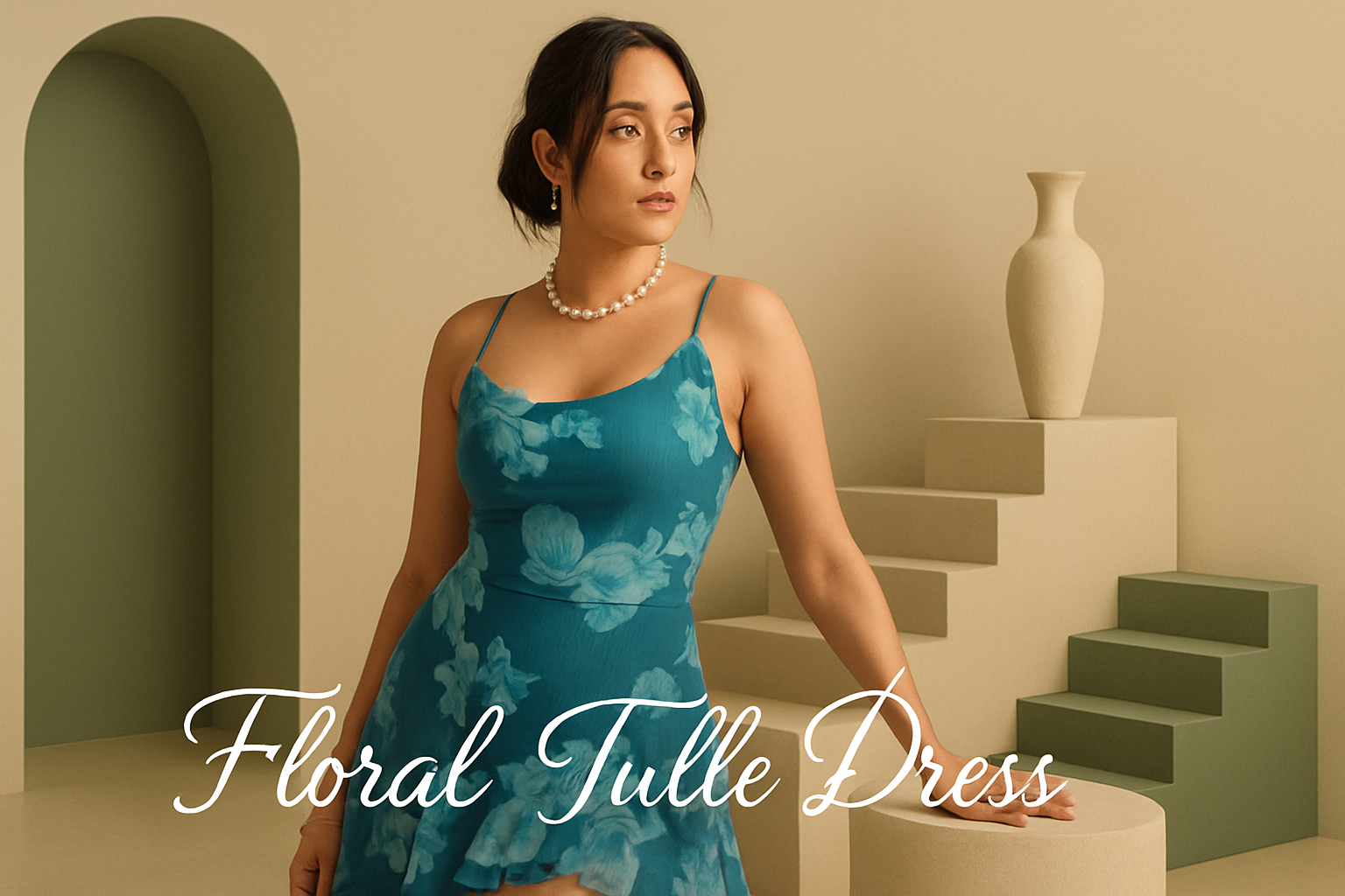 Floral Tulle Dress – Soft, Dreamy, and Full of Romance