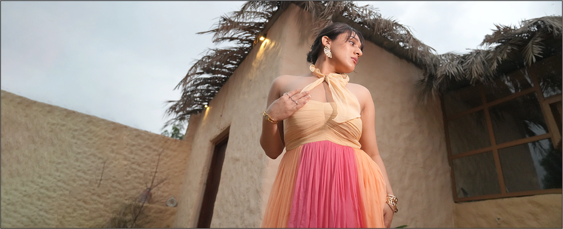 Gathered Tulle Dress – Radiating Sunshine Elegance