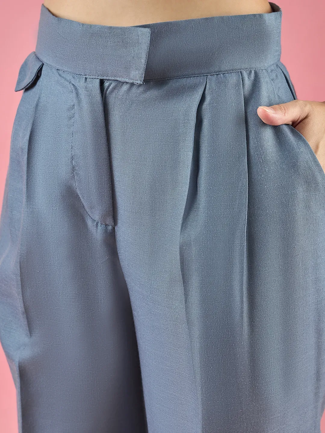 Bossy Blue Waistcoat With Pants