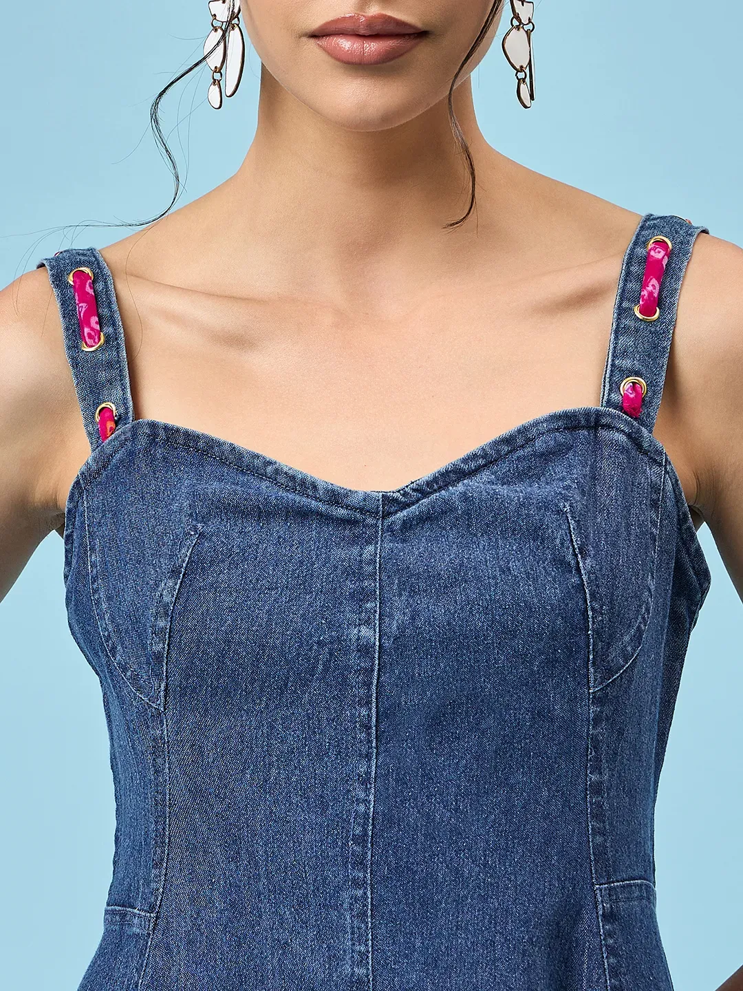 Denim Dreamscape Dress