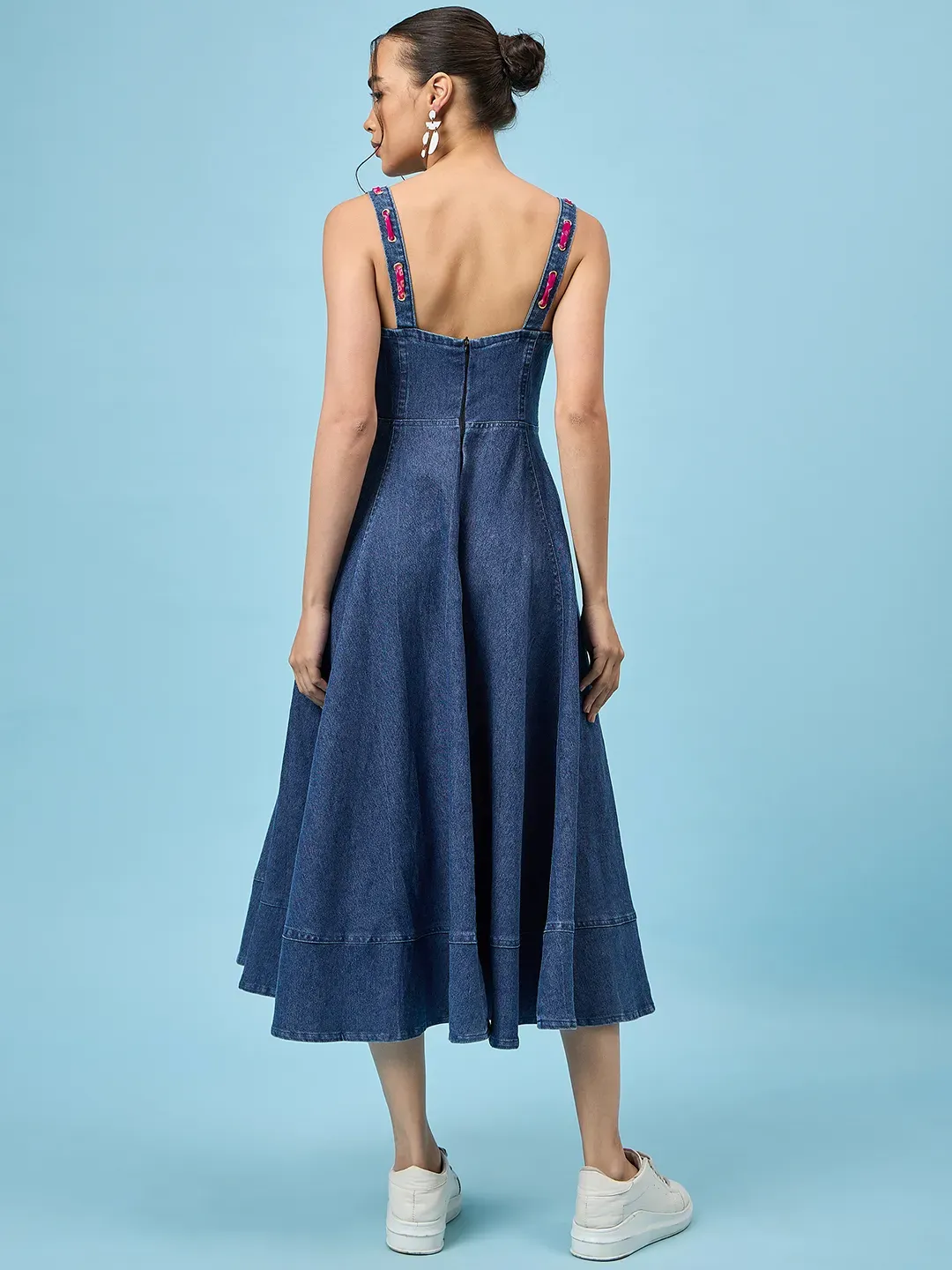 Denim Dreamscape Dress