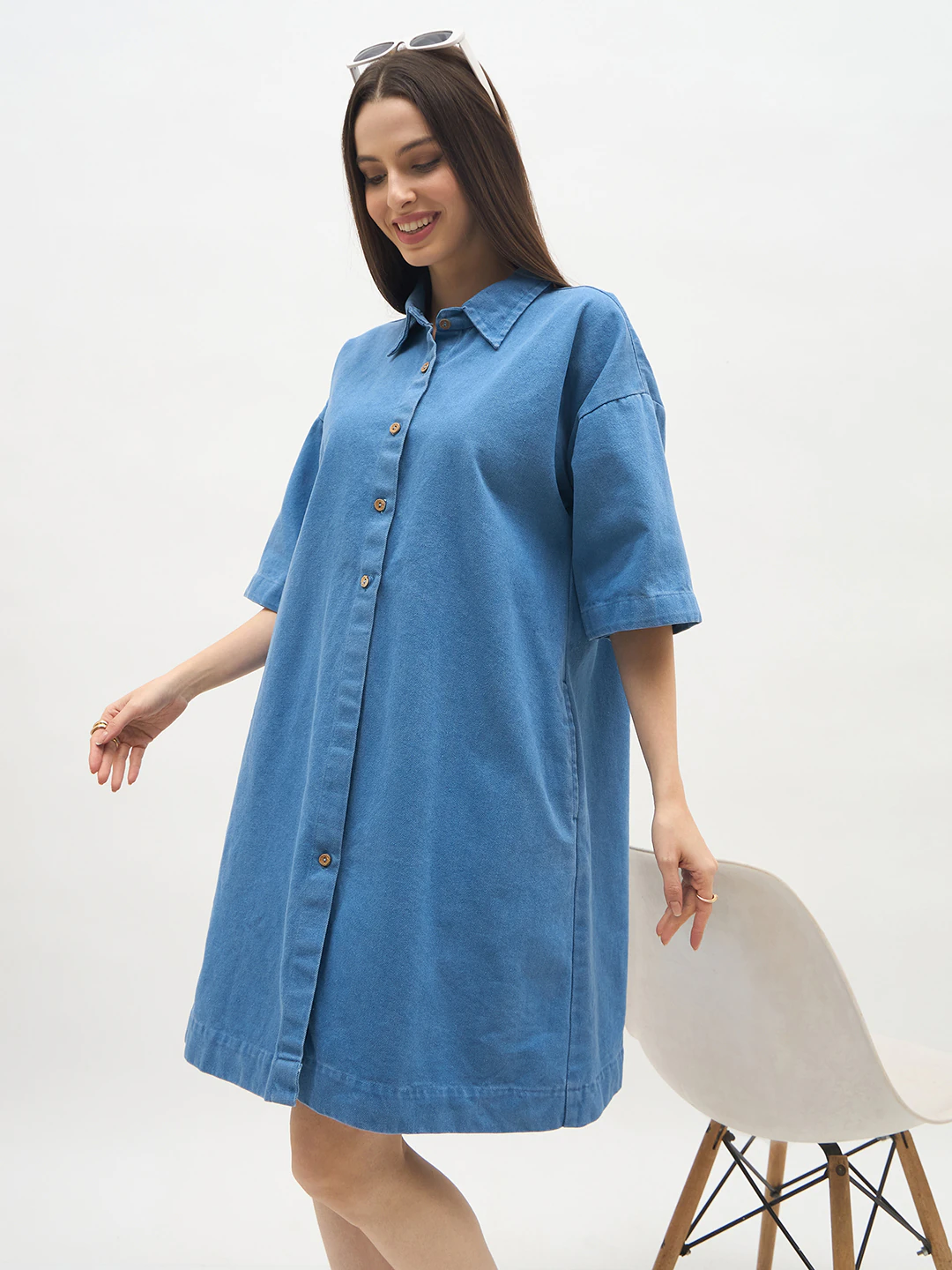 Denim Shirt Dress