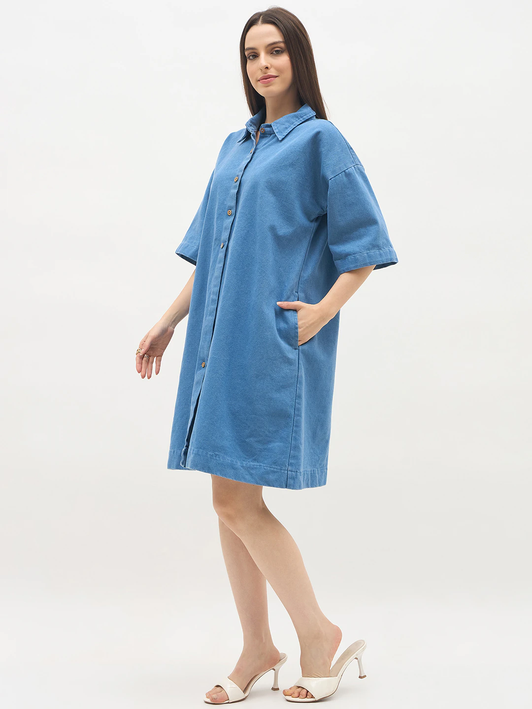 Denim Shirt Dress