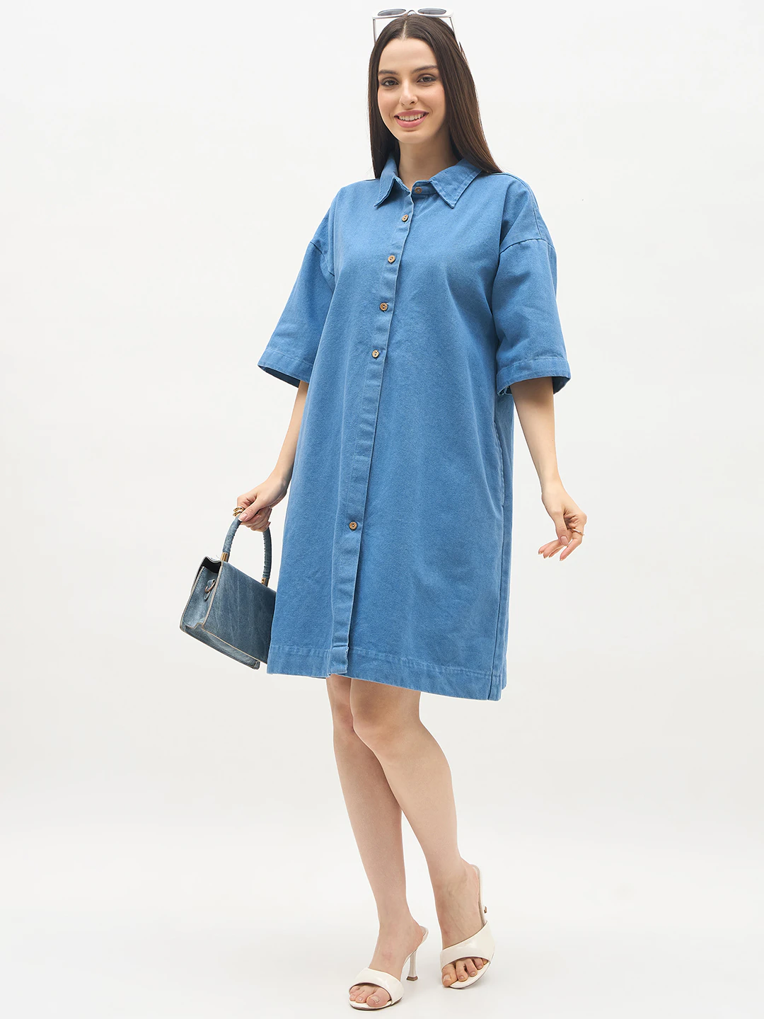 Denim Shirt Dress