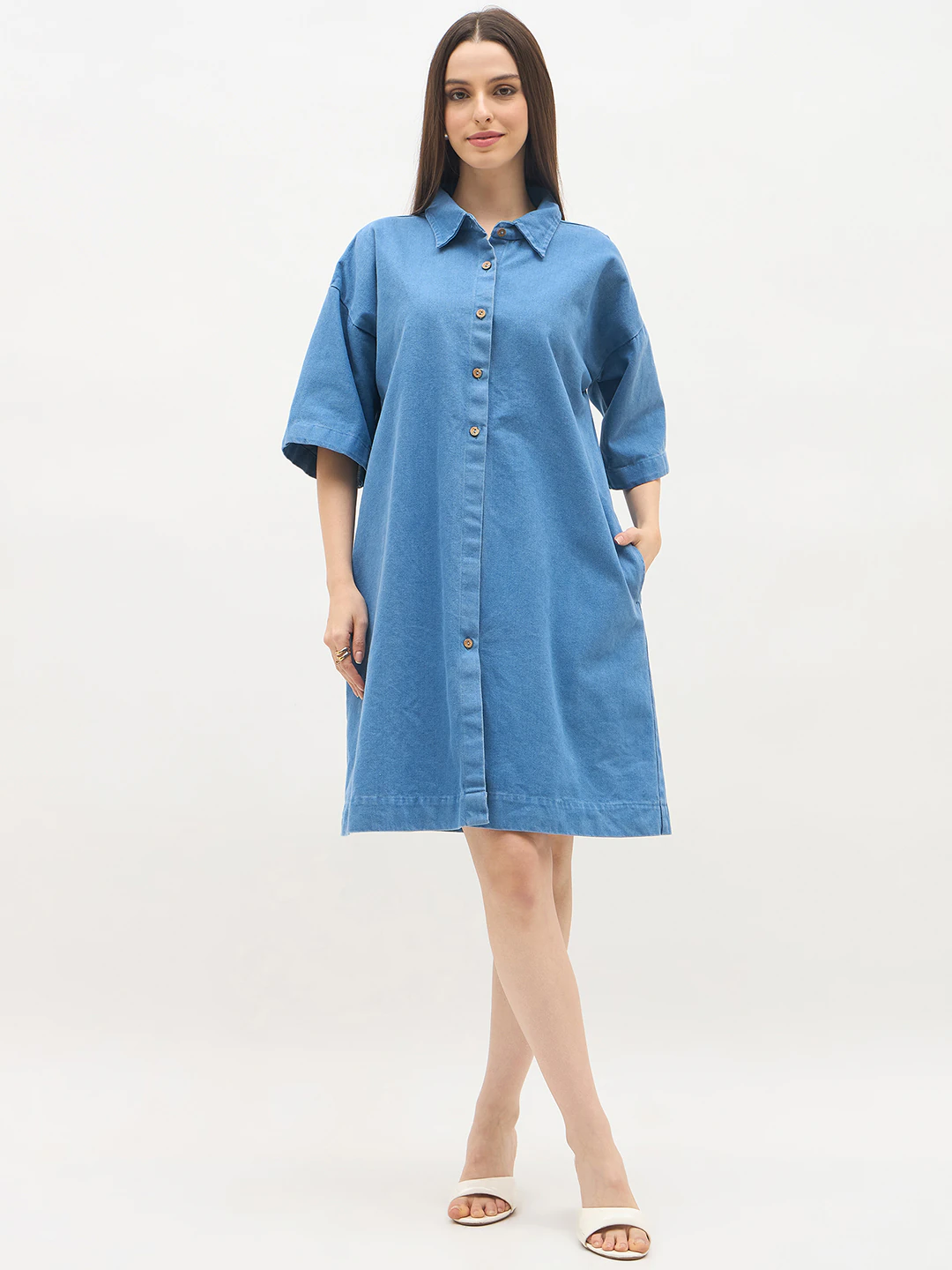 Denim Shirt Dress