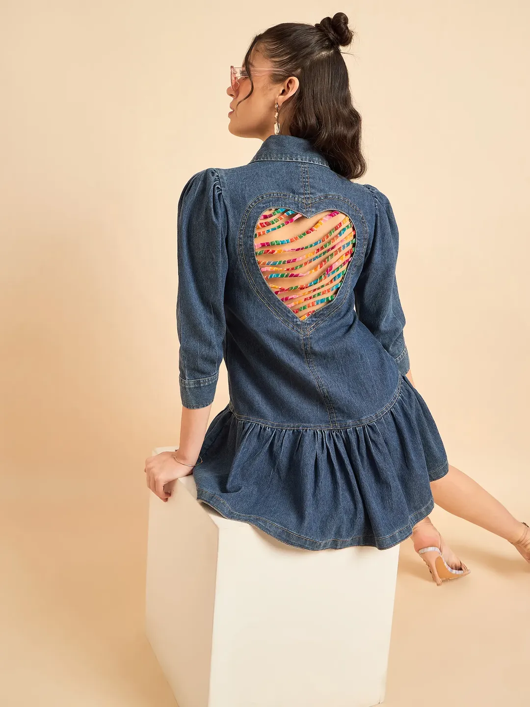 Heartfelt Indigo Denim Shirt Dress