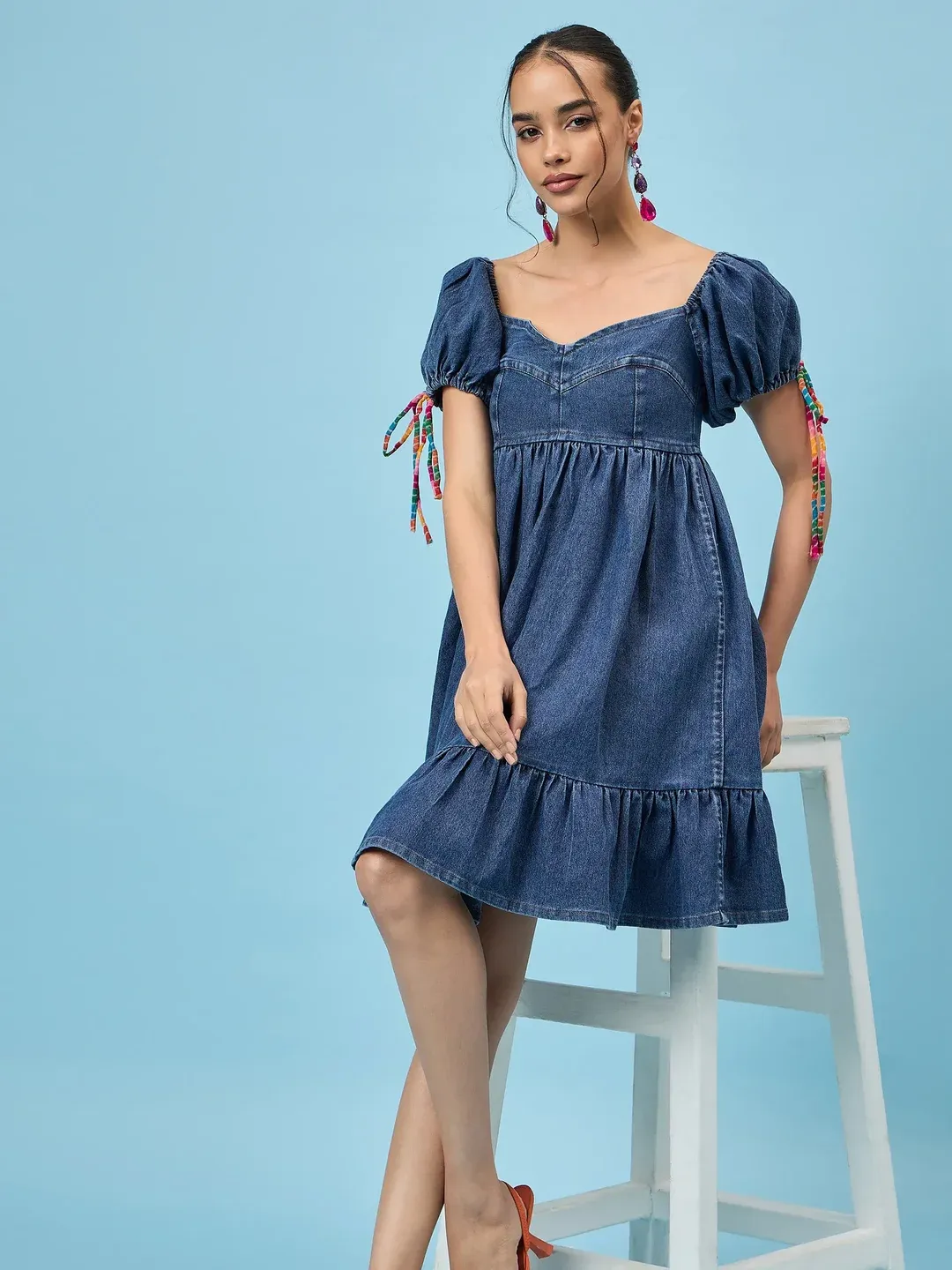Midnight Muse Denim Dress