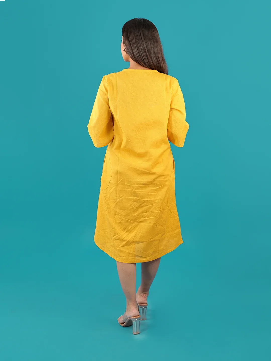 Mustard Melody Masterpiece Dress
