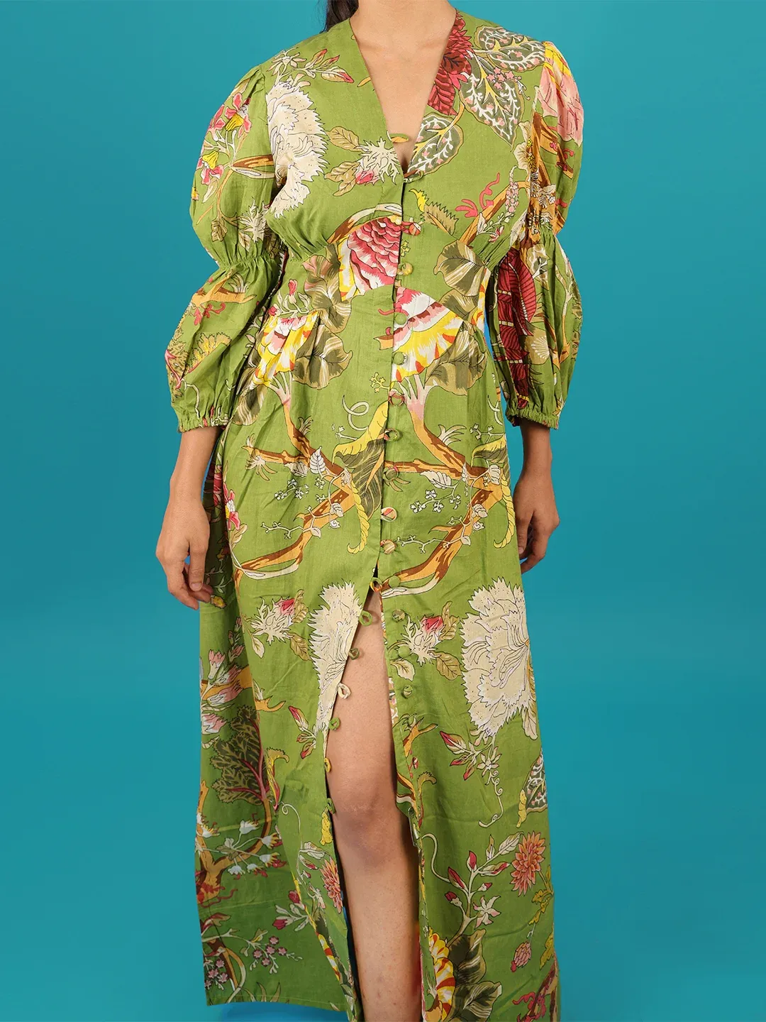 Pistachio Green Springtime Spice A-Line Dress