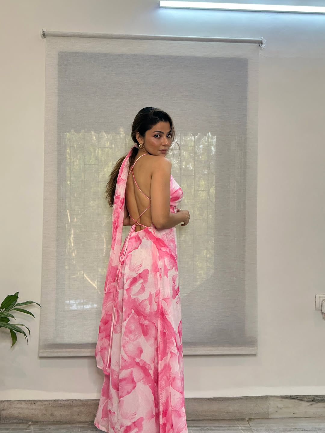 Floral Scarf Dress