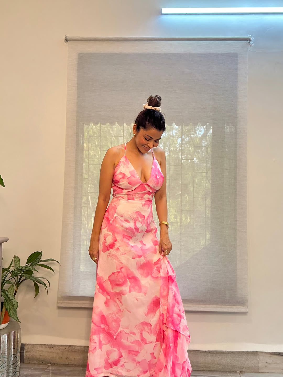 Floral Scarf Dress