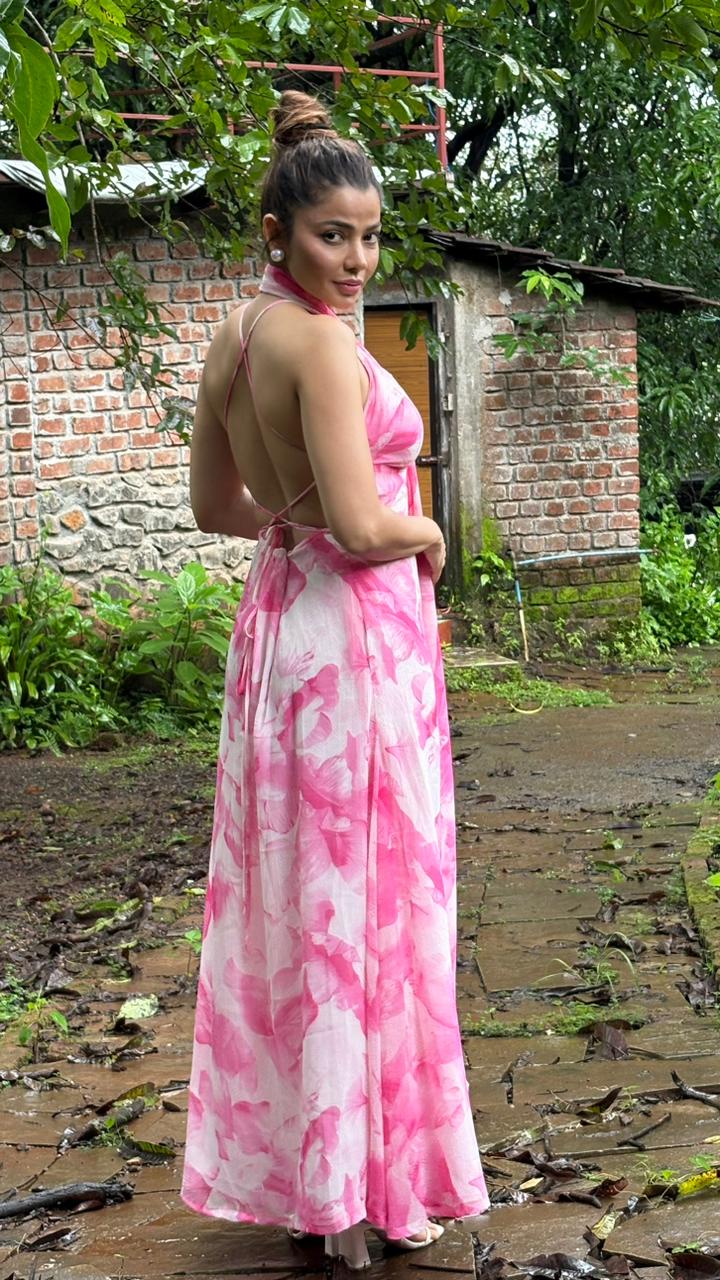 Floral Scarf Dress