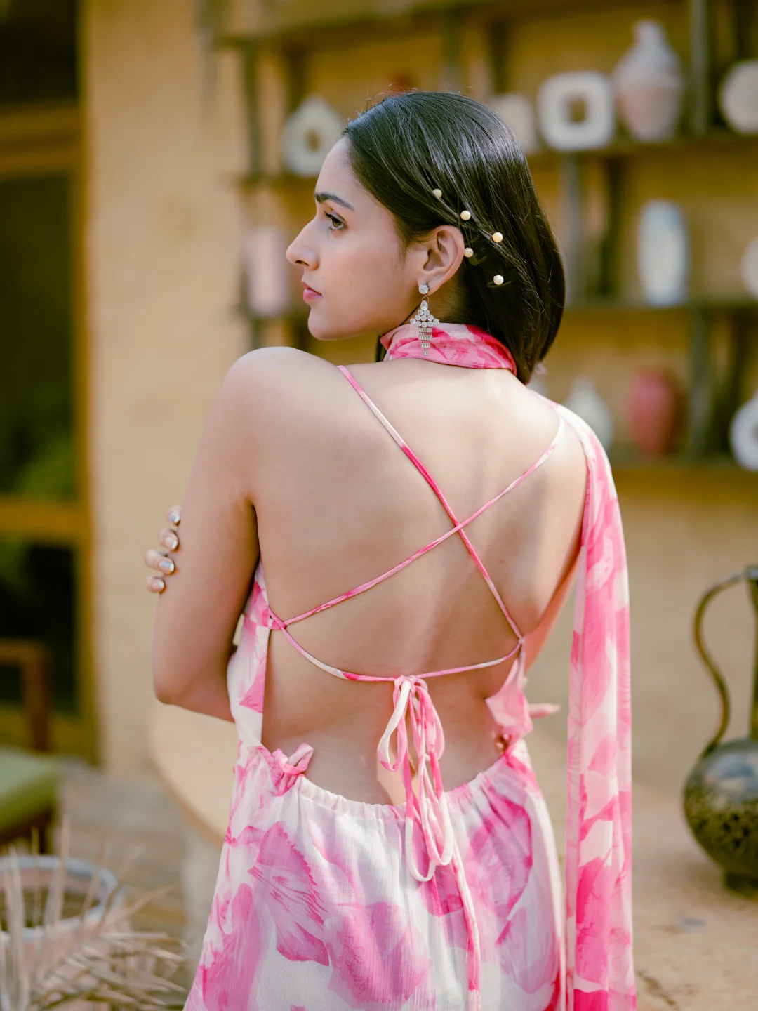 Floral Scarf Dress