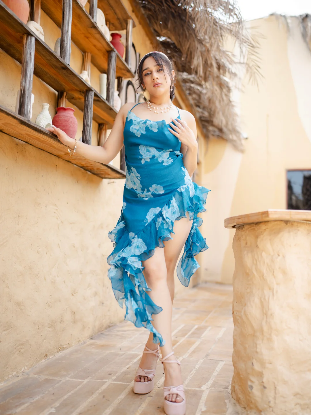 Floral Tulle Dress