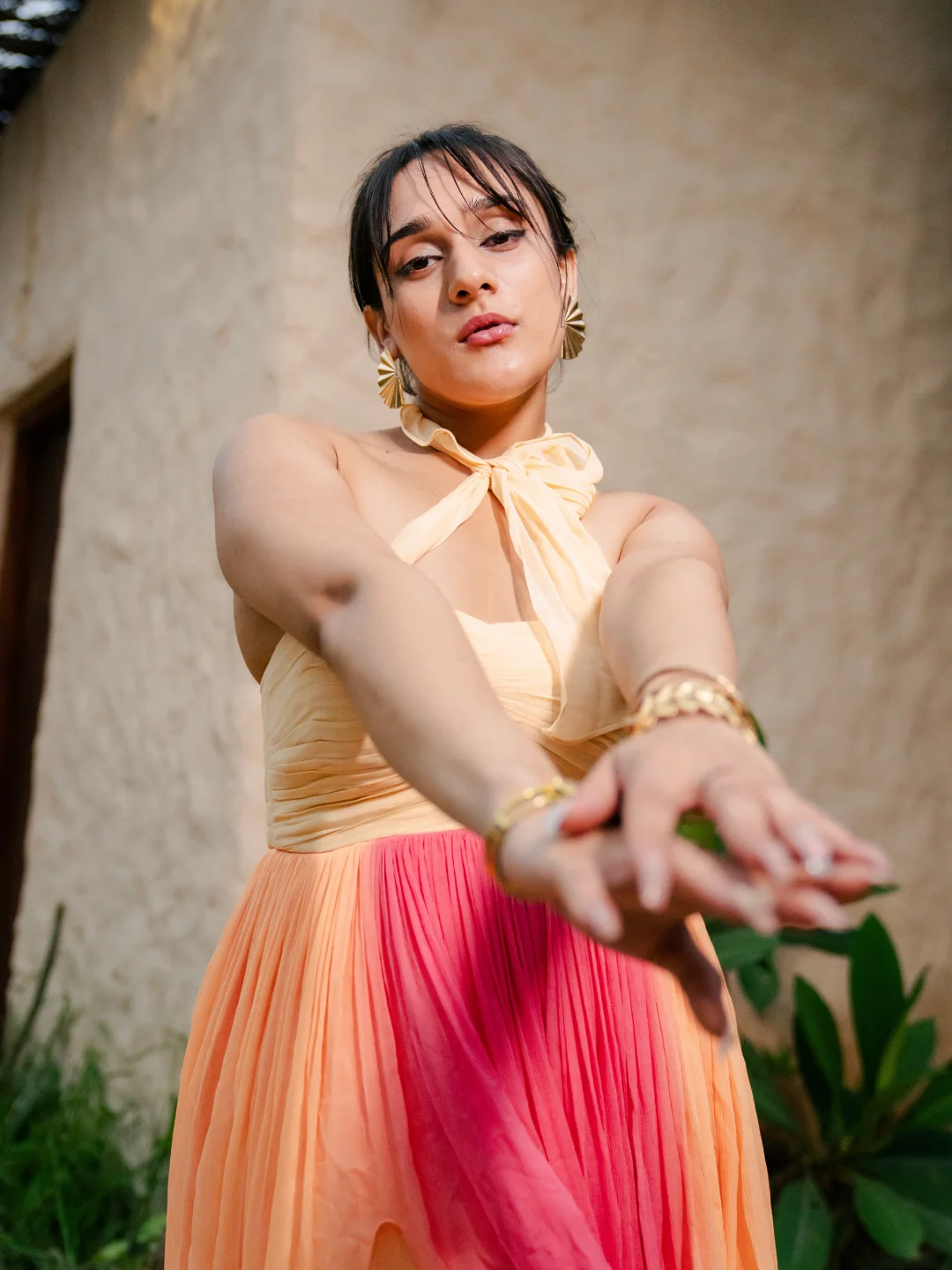 Gathered Tulle Dress (Exclusive)