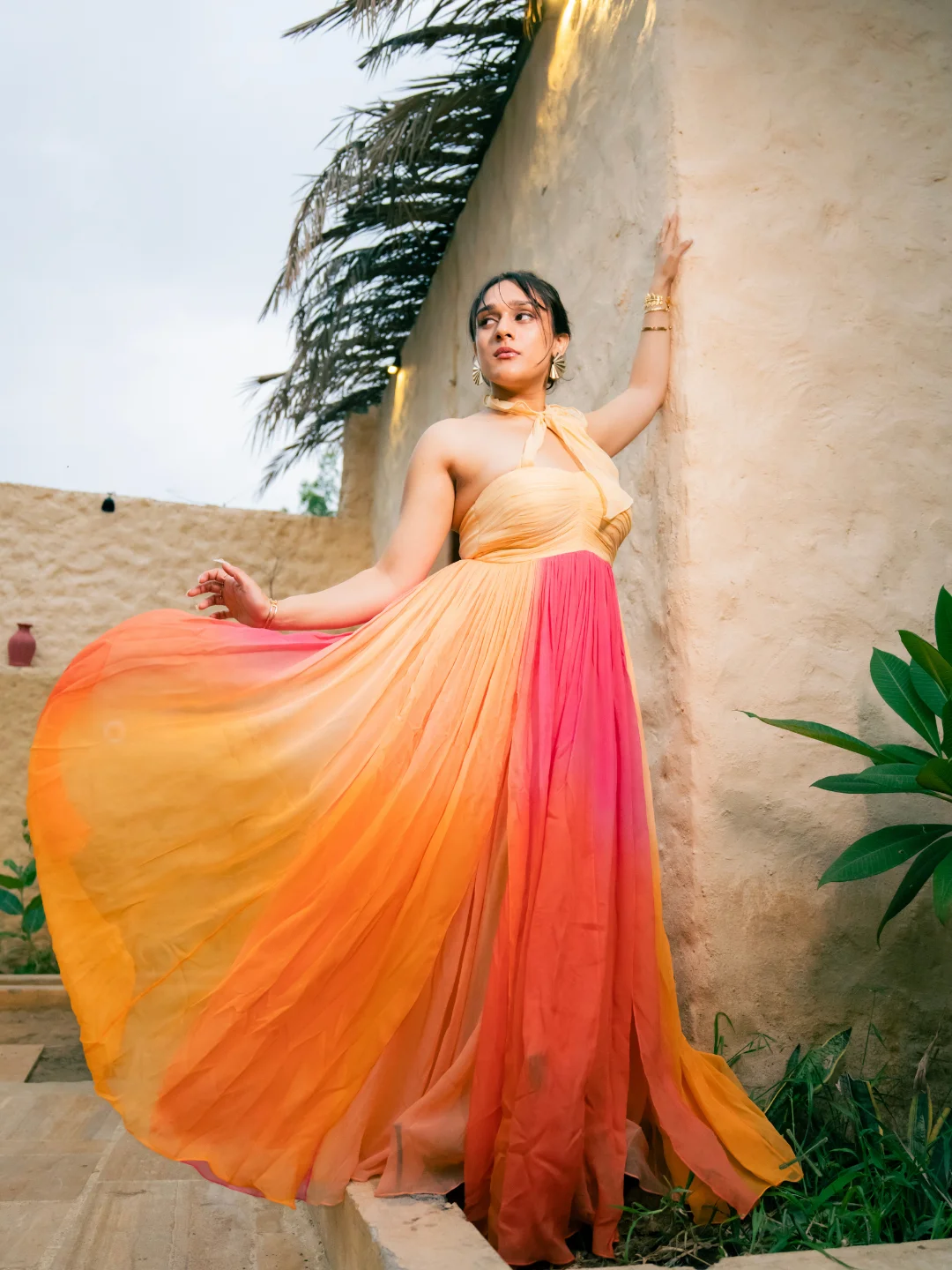 Gathered Tulle Dress (Exclusive)