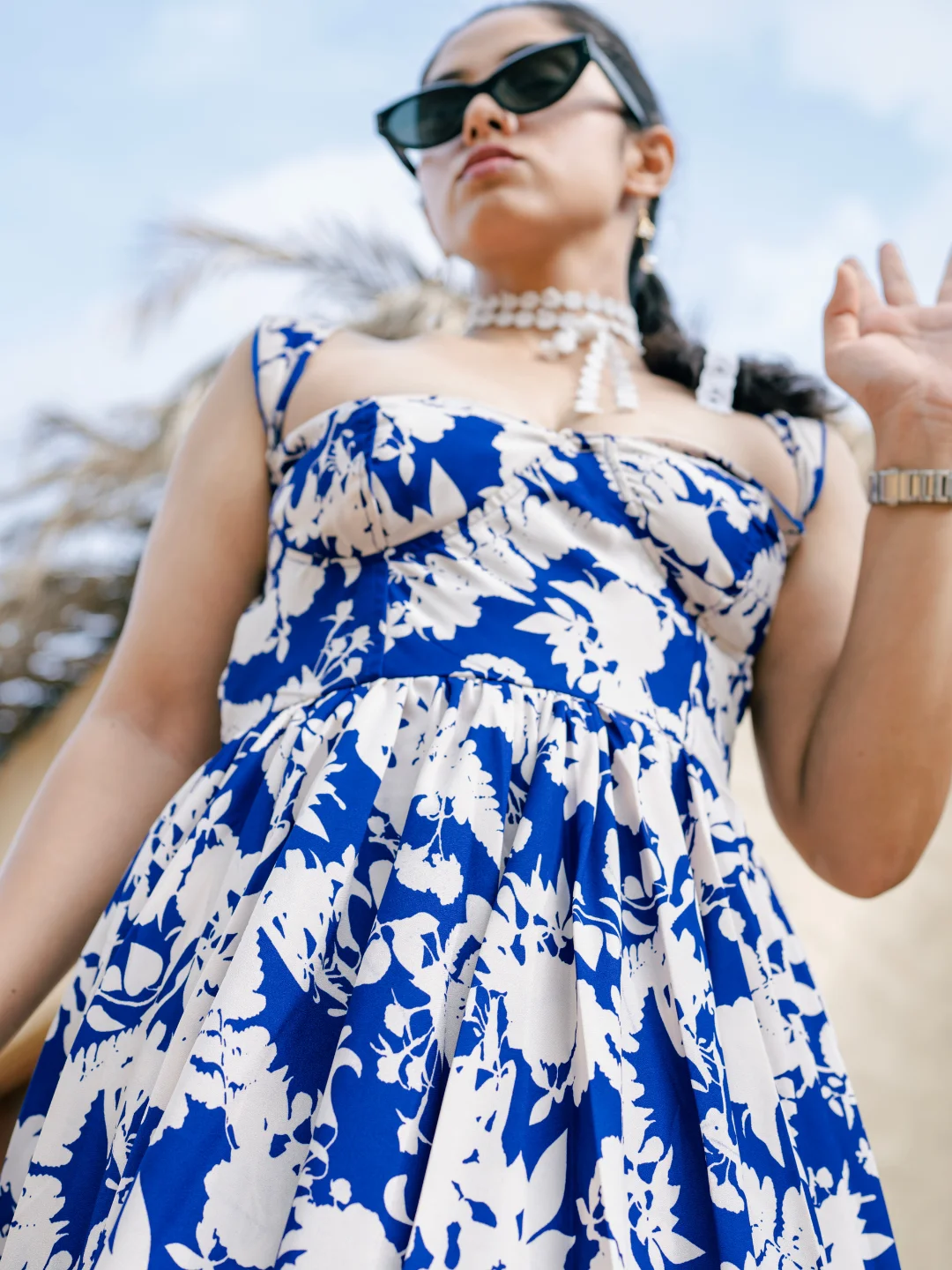 Printed Blend Short Dress