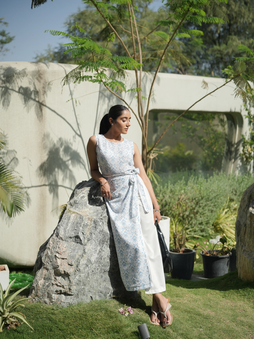 Vintage Floral Long Co-ord Set for Women